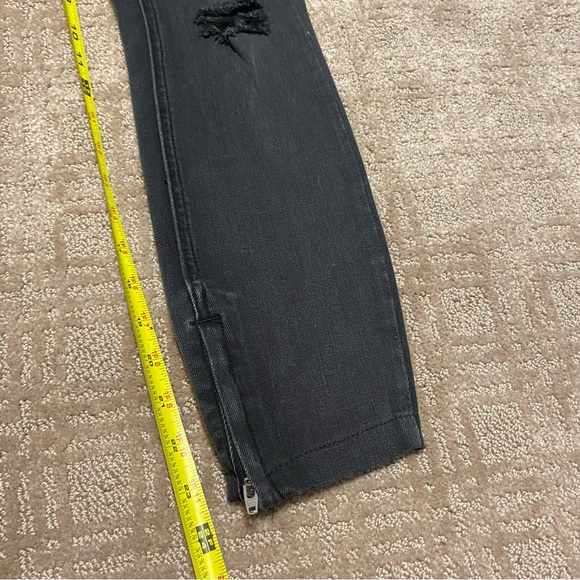 {Pistola Denim} Ripped Jeans With Zipper Detail on Ankle Size 25 - Picture 16 of 16